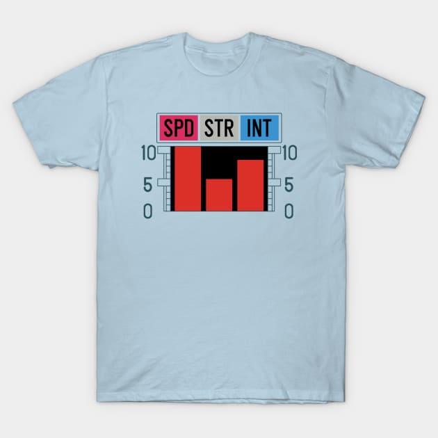 Brainstorm Stats T-Shirt by unclecrunch